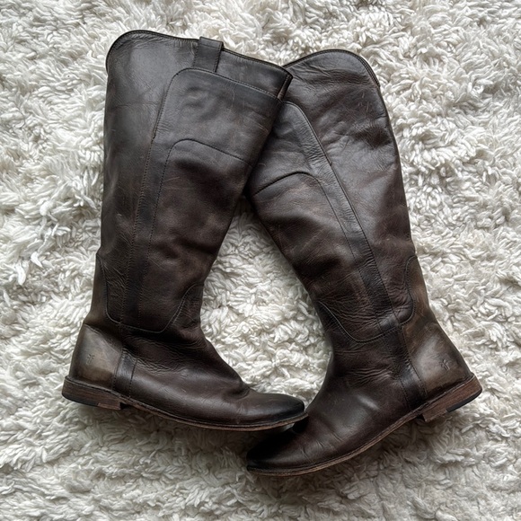 Frye Paige Knee High Riding Boots‎ - Picture 1 of 8